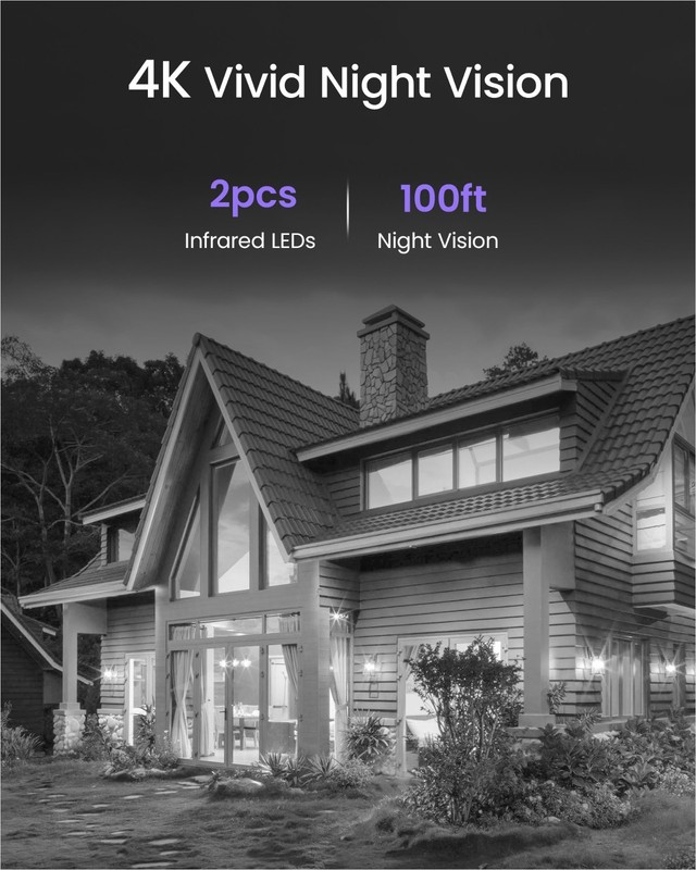 Loocam 4K PoE Add-On Wired Security IP Camera, Only Work with Loocam 4K PoE NVR gallery