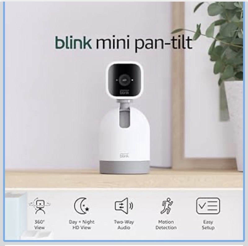 Blink 6-Cam Bundle: Mini Pan-Tilt & Outdoor 4, Sync Module 2, Echo Show 8/5 gallery