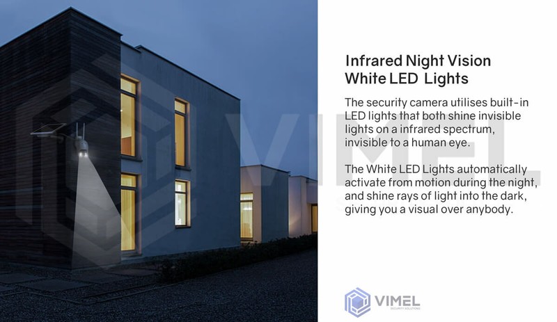 4G Real-Time 64GB Outdoor Flood Light Security Camera Solar Powered gallery