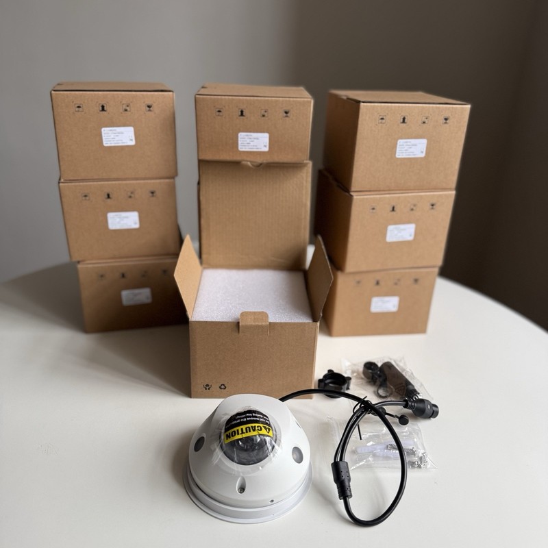 10 Pack 4K 8MP PoE IP Dome Security Cameras IK10 Vandal Proof Indoor/Outdoor