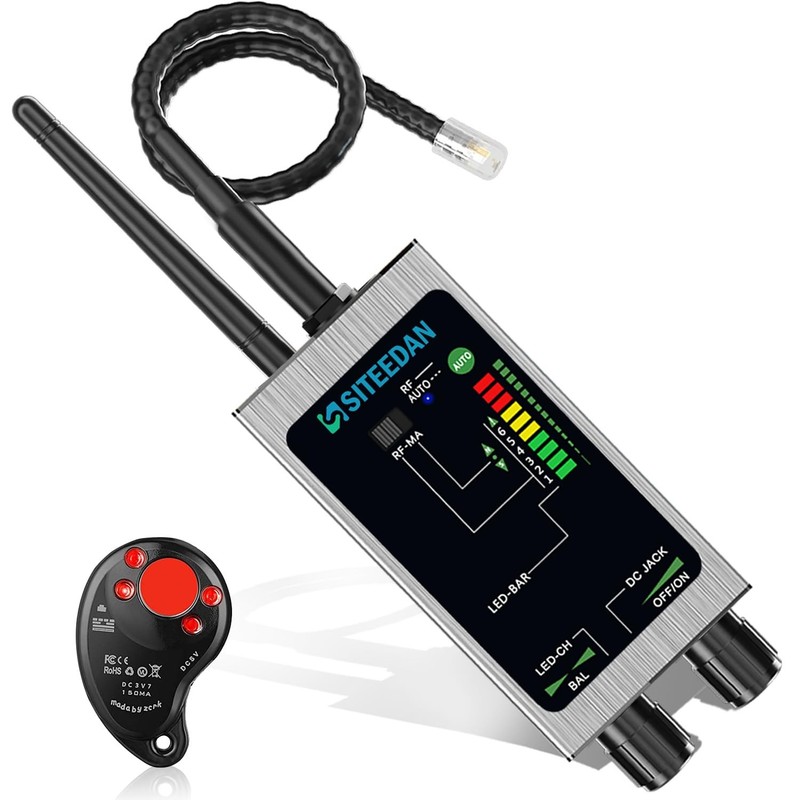 Camera Detector 5-in-1 AI Auto Scan Hidden Device Finder – Privacy Protection