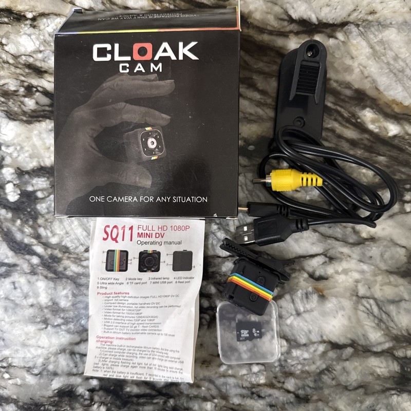 CLOAK CAM – One Camera for Any Situation – 1080P camera (Full HD) Indoor/Outdoor