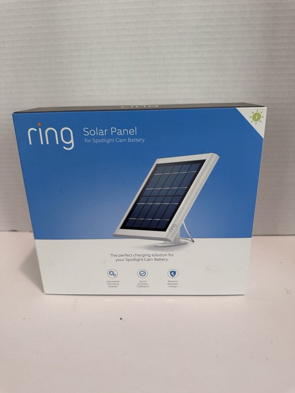 Ring Solar Panel For Spotlight Camera Battery – Brand New & Factory Sealed