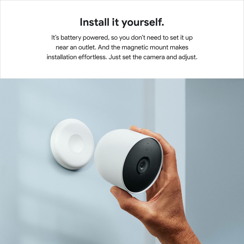 Google Nest Cam 1080p Indoor/Outdoor Security Camera gallery