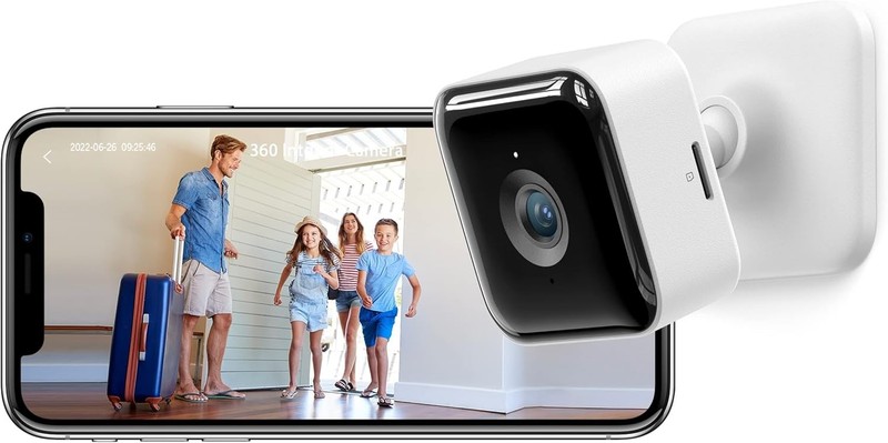 2K Indoor Security Camera with 2-Way Audio & Night Vision – Alexa Compatible