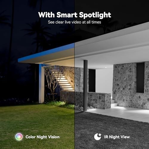 Wireless Solar Security Camera 2K Color Night Vision, 360° View, Battery Powered gallery