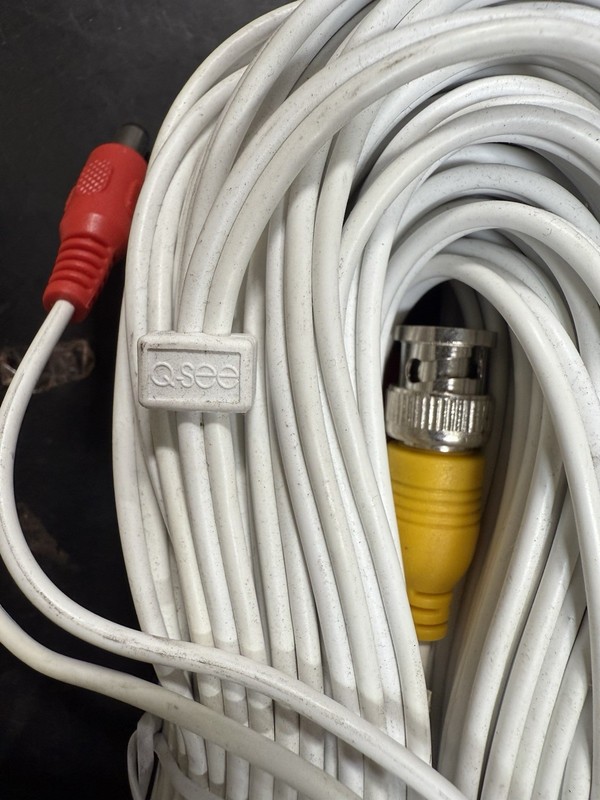 QSEE 2-PACK SECURITY CAMERA Cable 100ft gallery