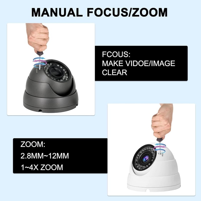 Night Vision Dome Camera | 2MP Analog CCTV, Waterproof gallery