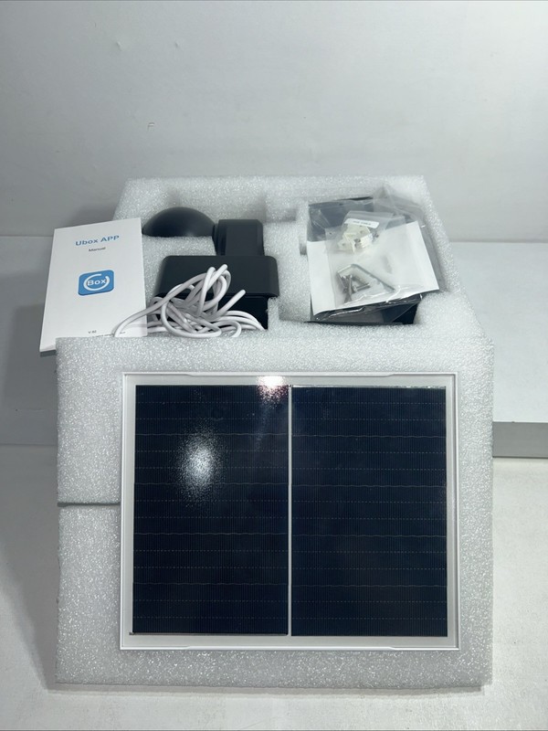 Solar Powered Floodlight PT2 Security Camera, HD, Open Box gallery