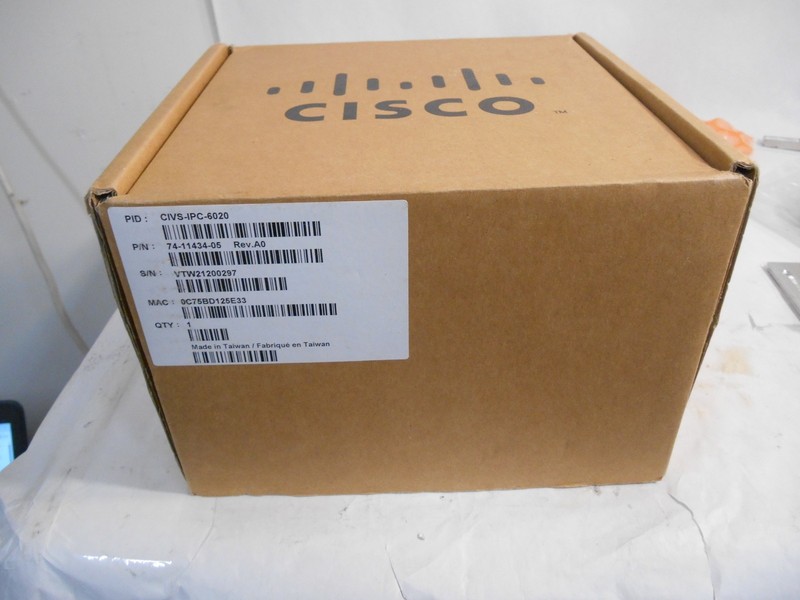 NEW Cisco Surveillance Dome Camera W/Mount Kit P/N: CIVS-IPC-6020 gallery