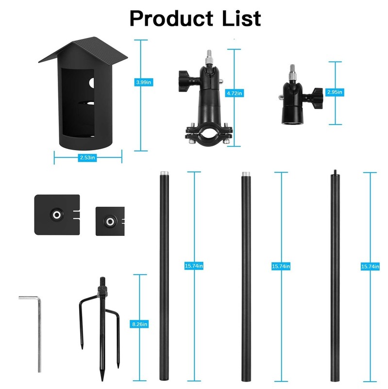 2 in 1 Metal Ground Stake Mount for R-ing Outdoor Cam Plus and Solar Panel, 4... gallery