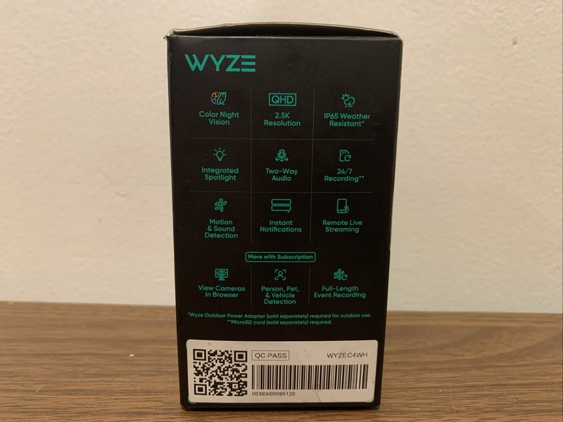 Wyze Cam v4 - 2.5K QHD Indoor/Outdoor WiFi Smart Security Camera - WYZEC4 gallery