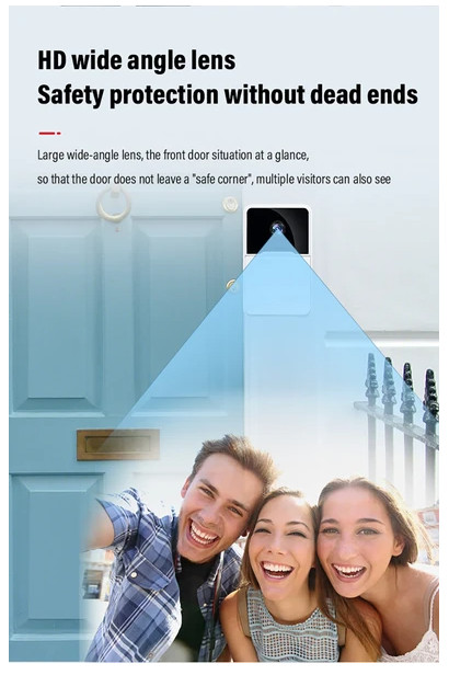 Wireless Security WiFi Smart Doorbell Intercom Video Camera Bell Chime Door Ring gallery