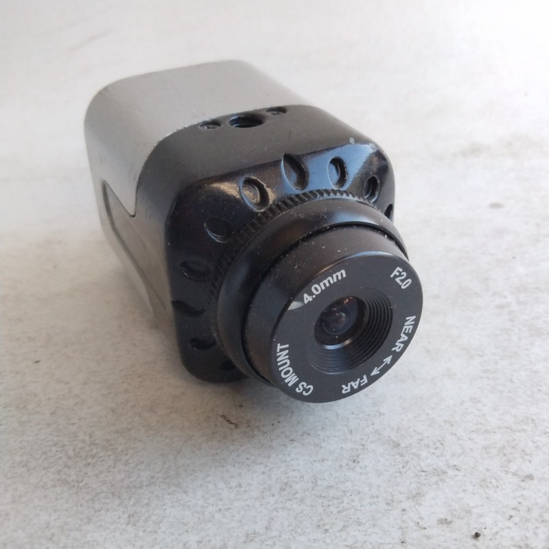 CS Mount Video Surveillance Camera 4.0 Mm F 2.0 Lens Auto Manual 12 Volts