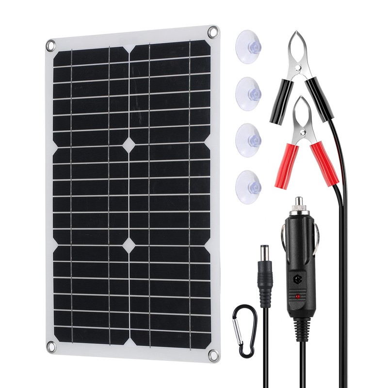 Solar Panels For Wireless Outdoor Security Camera 18V 20W Waterproof Solar BXBV gallery