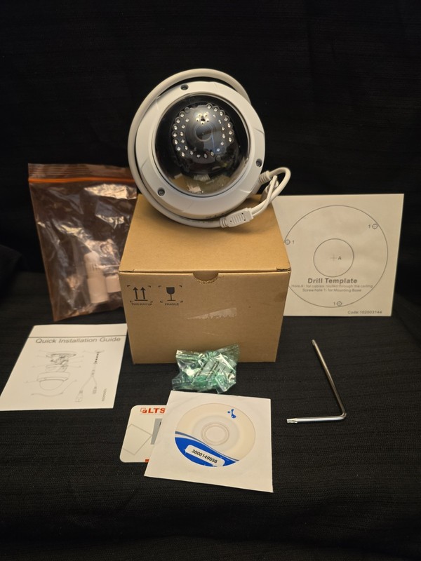 LTS CMIP7422N-28M White Dome Network IP Camera 2.1MP gallery