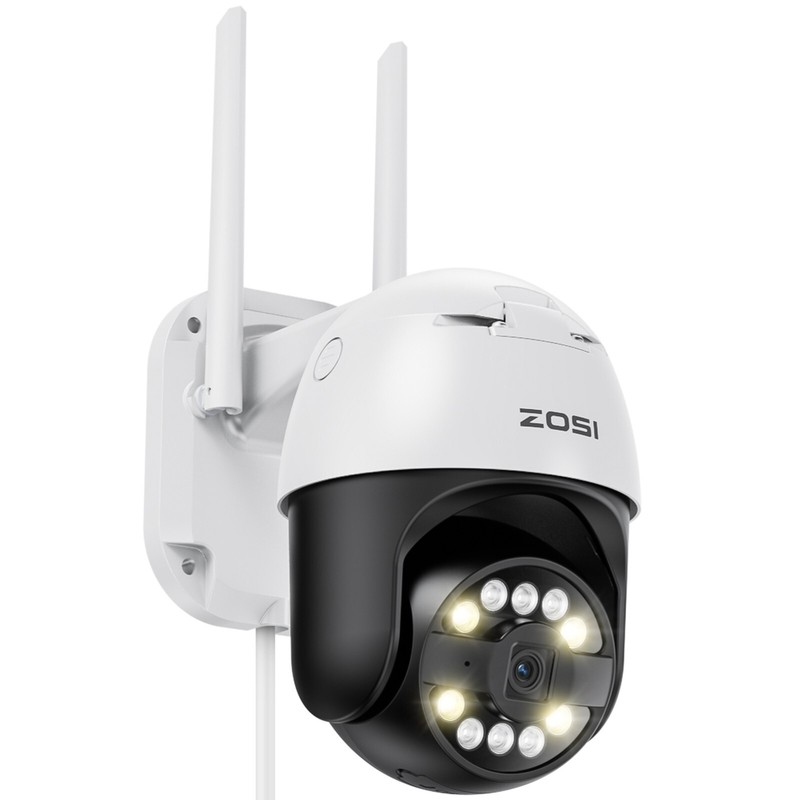 ZOSI 4K C296 PTZ Wireless WIFI Security IP Camera Outdoor Home System Zoom