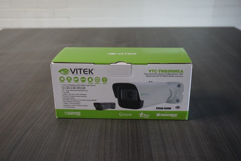 VITEK VTC-TNB8RMEA Transcendent Series 8 MegaPixel (4K) AF IP WDR Bullet Camera