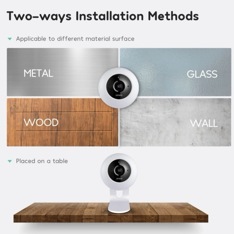 winees Indoor Security Camera, Baby Monitor Wi-Fi Smart Home IP Camera w/ Motion gallery