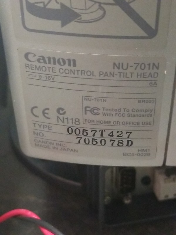 Canon NU-701N Remote Control Pan and Tilt & Canon VB150, Network Camera Server gallery