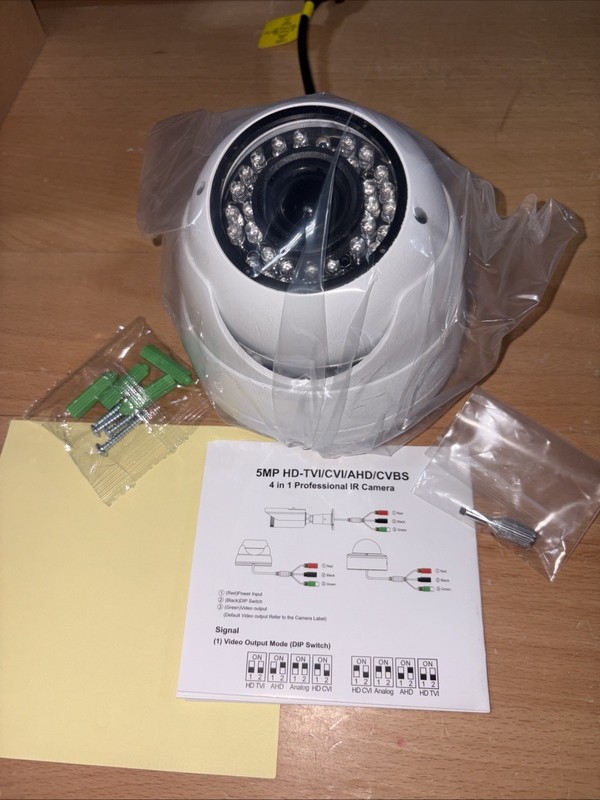2MP CCTV Camera HD 1080P 4-in-1 TVI/AHD/CVI/960H/CVBS Security Dome Camera *NEW*
