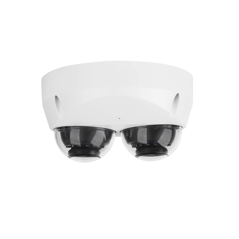 2x4MP 1/2.7″ CMOS Starlight IR Mini Dome Dual Lens IP Wired Camera Good for C…