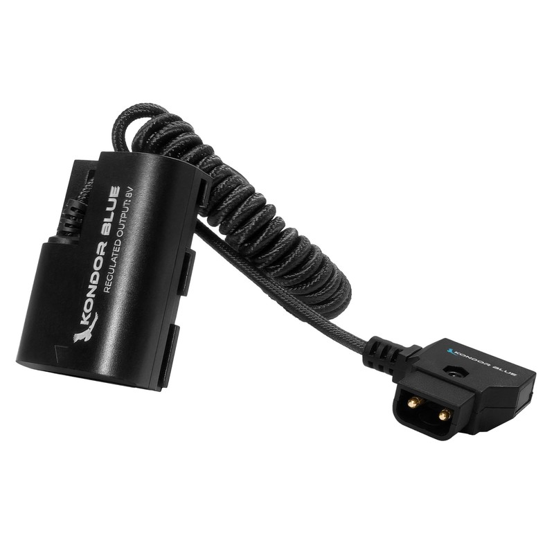 | D-Tap Cable Compatible with Canon LPE6 NH Dummy Battery | 16″-36″ Coiled Ca…