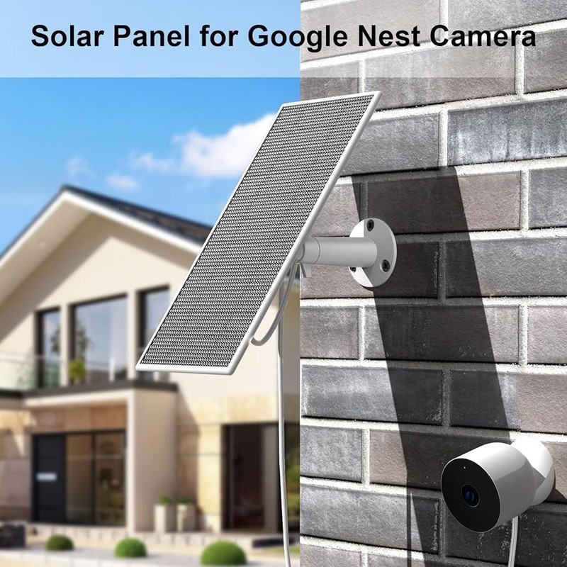 Solar Panel Google Nest Camera Outdoor Indoor 360 Degree Adjustable Mount New gallery