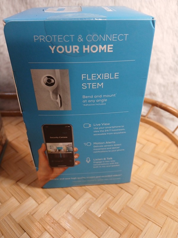 Merkury Innovations Smart Wi-Fi Security Camera HD 720p Works with Alexa Google gallery