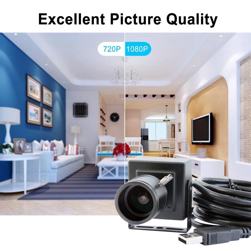 1080P USB Zoom with 2.8-12mm Manual Lens, HD Mini 100fps/60fps/30fps CMOS OV2... gallery