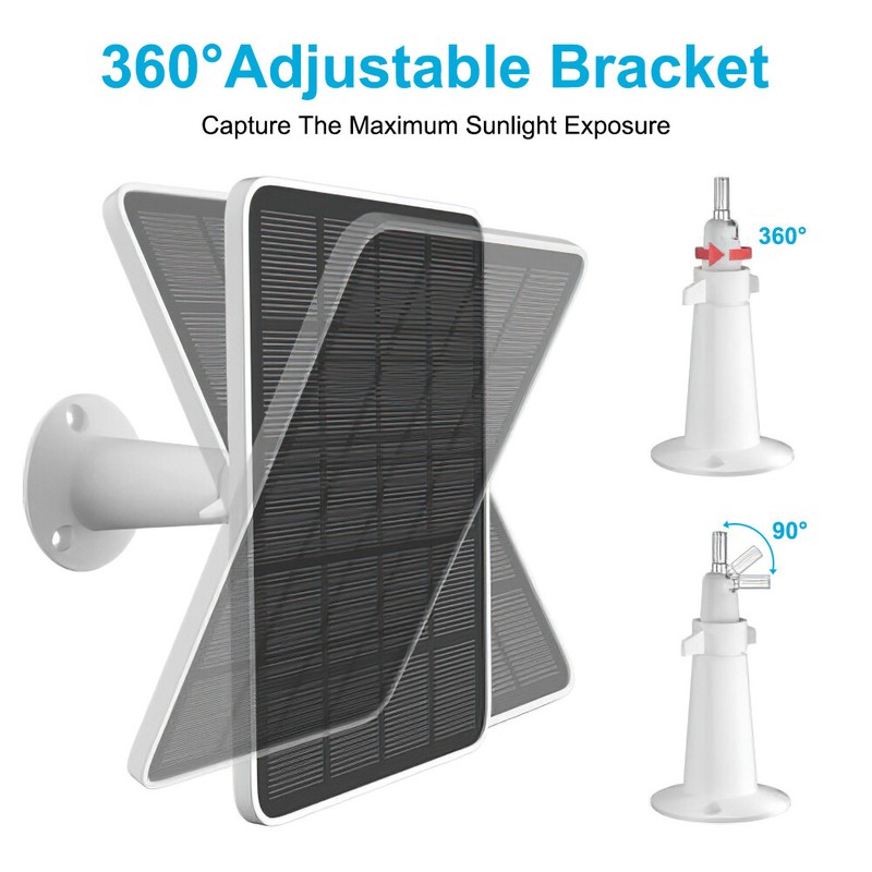 Solar Panel Charger for Arlo Ultra/Ultra 2/Pro 3/Pro4 Floodlight Security Camera gallery