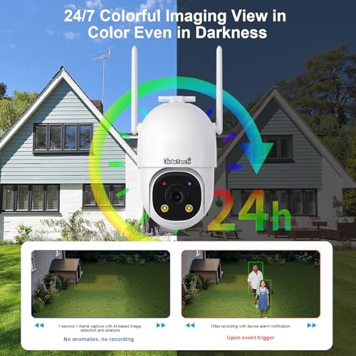 24/7 Recording 4G LTE Cellular Security Outdoor Camera, No WiFi Always-On gallery