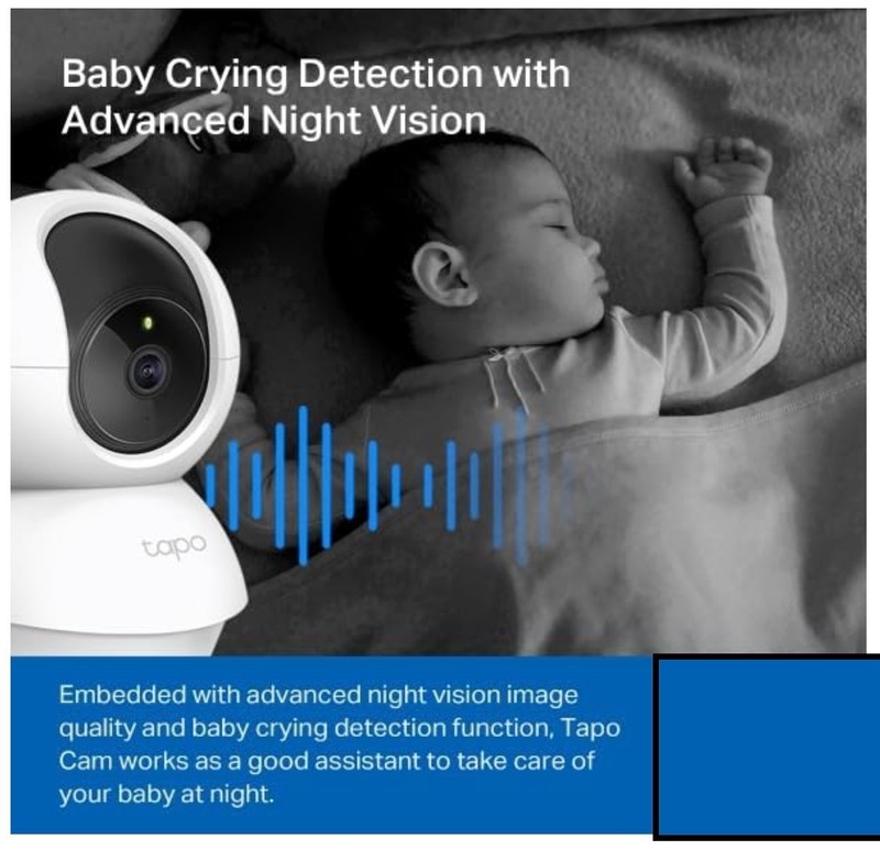 2K Pan/Tilt Security Camera for Baby Monitor, Dog Camera (2pack) gallery