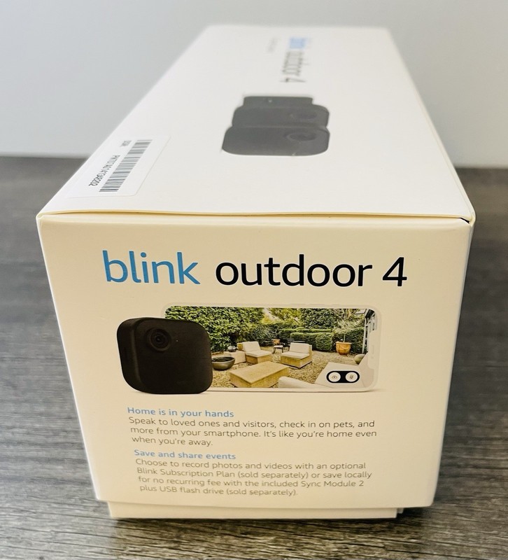 Blink Outdoor 4 (4th Gen) 2 Camera Wireless HD Home Security System Kit Open Box gallery