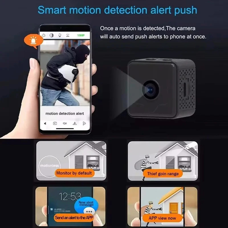 New 4K Mini Camera Home Small Wireless Wifi Camera Outdoor Upgrade Baby Pet Move gallery