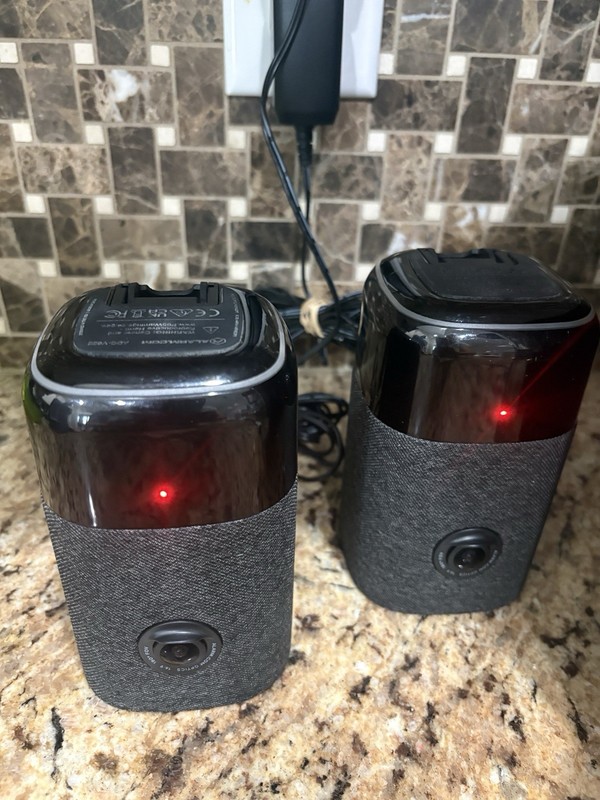 Alarm.com Optics Indoor IP Camera 16:9 180° FOV Wired w/ Power Adapter set of 2 gallery