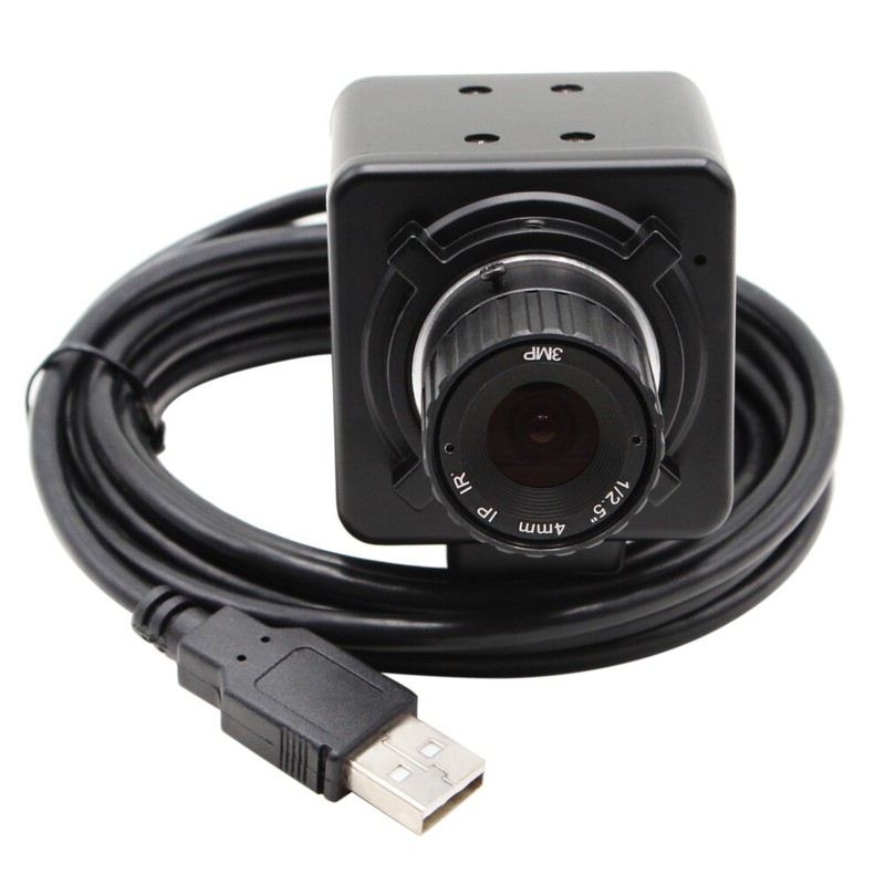 8MP HD USB Industrial Camera w/ 6mm Manual Focus Lens Sony IMX179 Mjpeg Webcams gallery