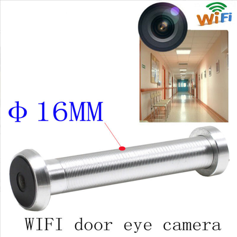For Smartphone HD 4K Wireless WiFi Door Peephole Camera Motion Detect Recording