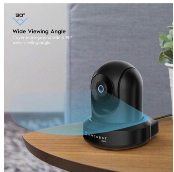 Amcrest IP2M-841B Indoor Pan/Tilt 1080P WiFi IP Security Camera - Black gallery