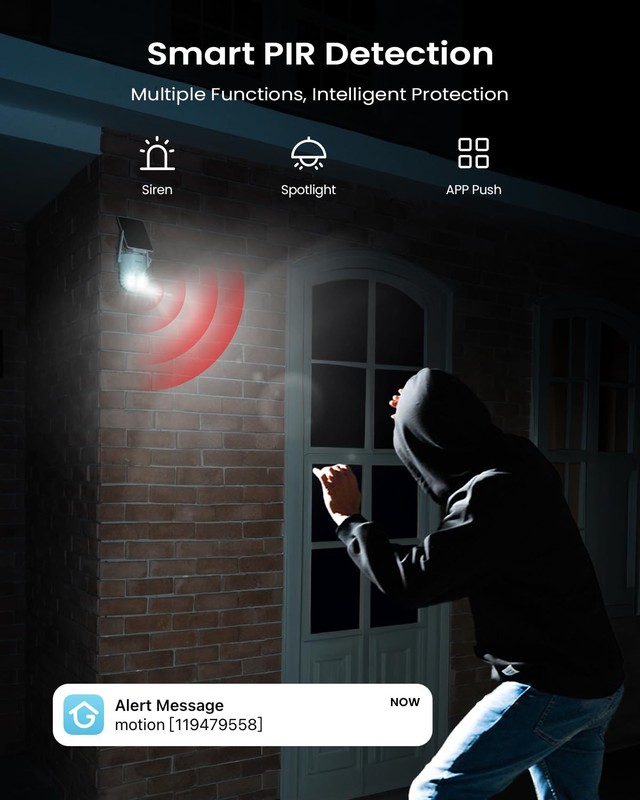 Security Cameras Wireless Outdoor 2K IP66 360 Color Night Vision Alexa gallery