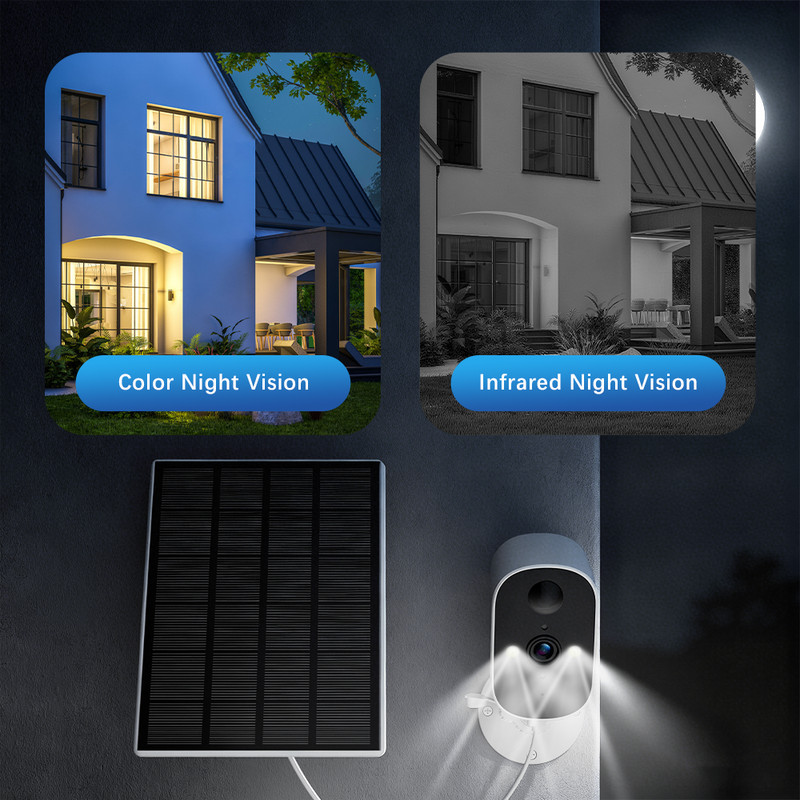 XVIM Security Cameras Wireless 1080P 2K Wi-Fi Battery Powered Spotlight Home Cam gallery