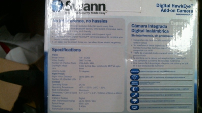 Swann Digital HawkEye Wireless Kit,Advanced Series Digital Wireless gallery