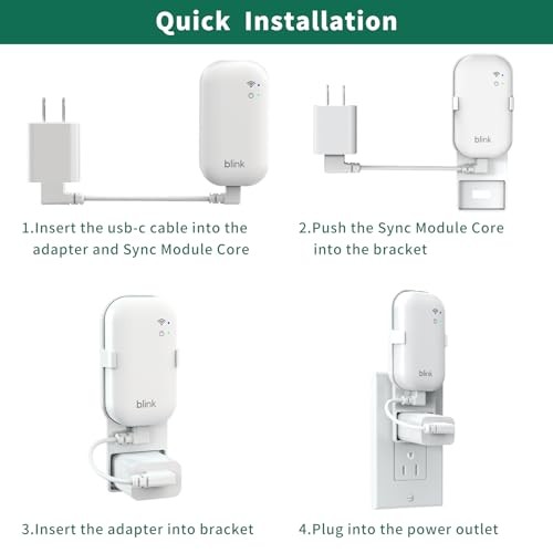 Blink Sync Module Core Mount,Compatible with Sync Module Core,Space White gallery