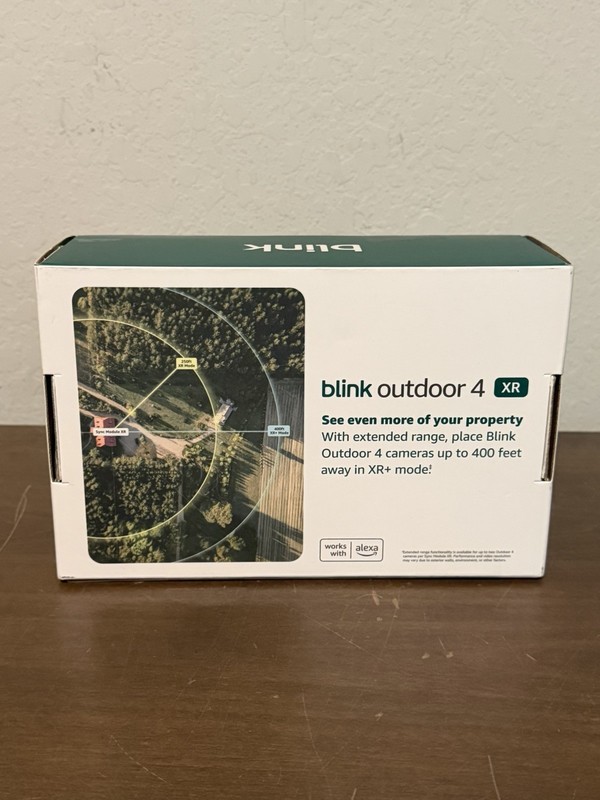 Blink Outdoor 4 XR , 4 Camera System w/Sync Module Included - New Sealed gallery