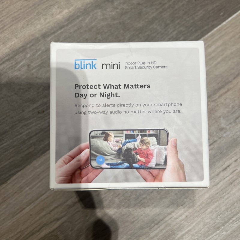 Blink Mini Indoor Plug-In Live HD Smart Security Camera (New in Box) gallery