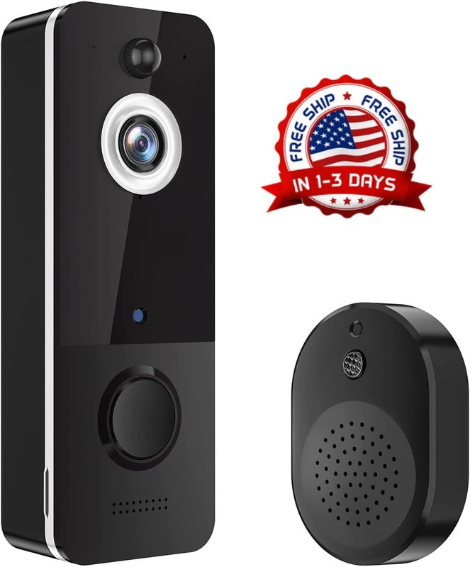 Videoportero Wifi Camara De Timbre Inalambrico Con Intercomunicador Para Puerta