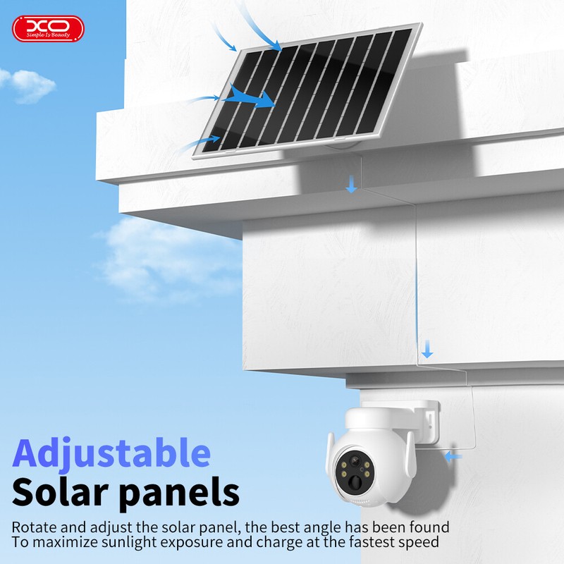 2.3K Security Cameras Wireless Outdoor Solar Powered Camera for Home 360° View gallery