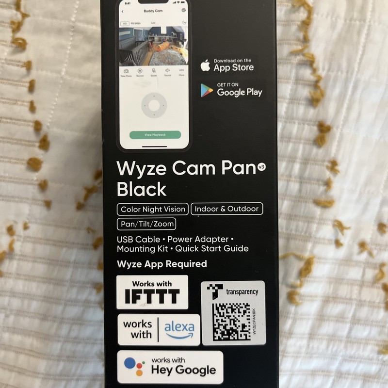 Cam Pan v3 Indoor/Outdoor IP65 1080P 360° Pan/Tilt/Zoom Wi-Fi Smart Home NEW gallery