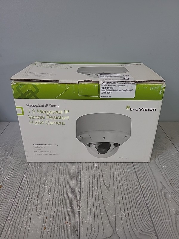 Truvision 1.3 Megapixel IP Vandal Resistant Domed H.264 Camera for Day and Night