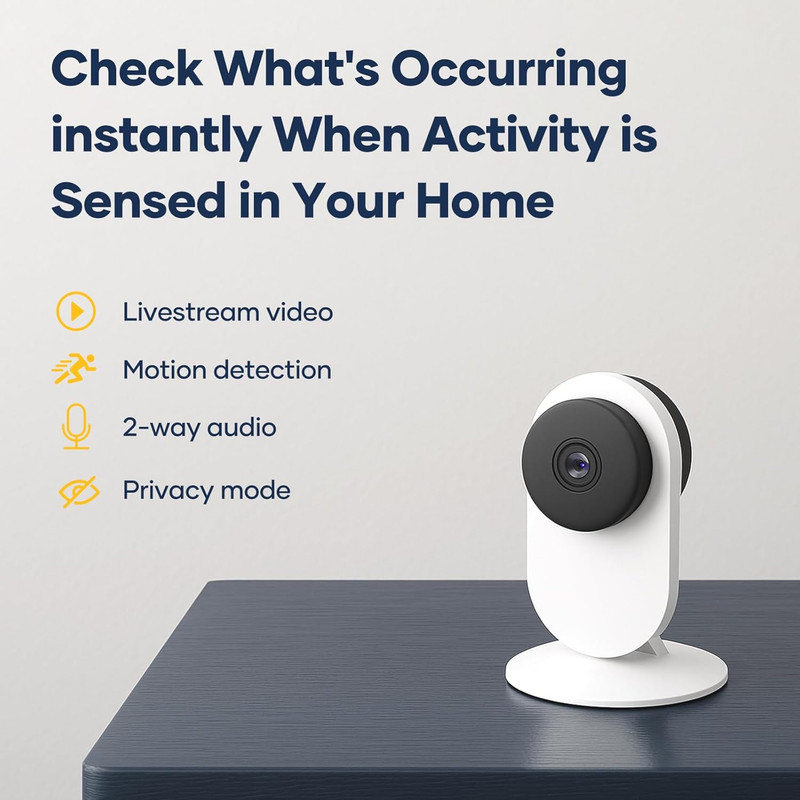 Smart Camera DIY, 1080P HD Surveillance with 2-Way Communication, Motion Detecti gallery